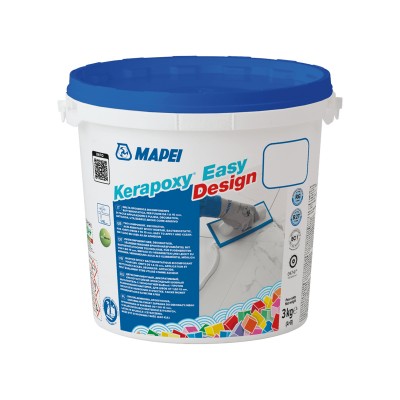 Епоксидний шовний заповнювач (фуга) MAPEI KERAPOXY EASY DESIGN №100, білий, 3 кг (5KB010003)